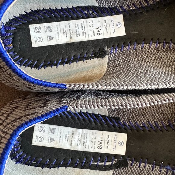 Rothy's Flat in Gray Snake - Picture 4 of 4